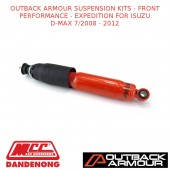OUTBACK ARMOUR SUSPENSION KITS FRONT - EXPEDITION FITS ISUZU D-MAX 7/2008 - 2012